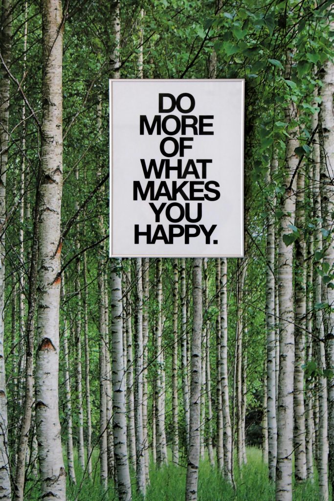 Selbstfürsorge Happy Glücklichsein Selbstvertrauen